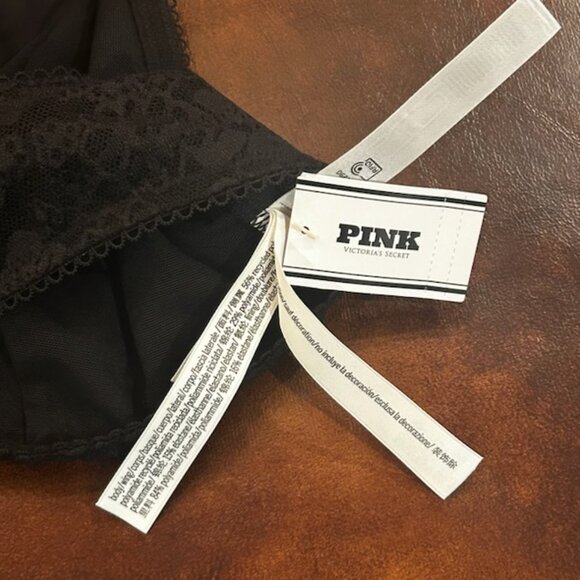 NWT Victoria's Secret Pink Wink Unlined Scoop Bralette - Picture 8 of 10